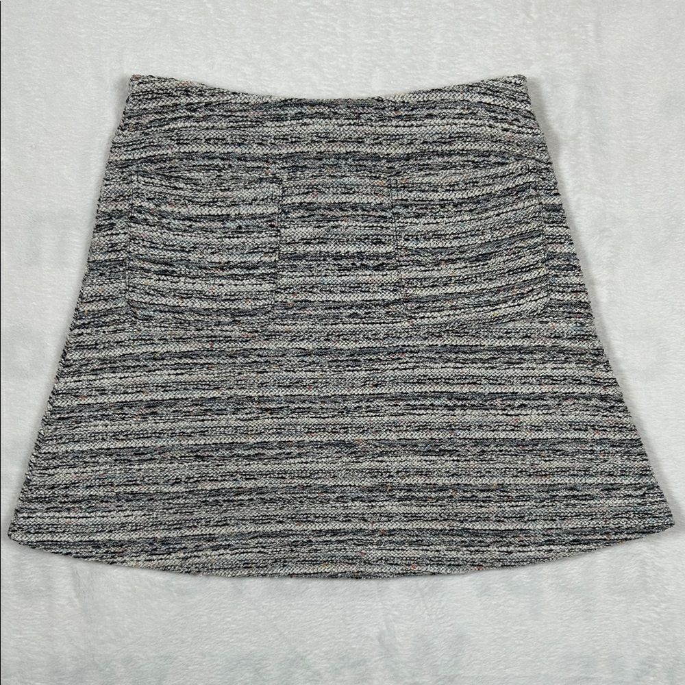 LOFT Ann Taylor Tweed Mini Skirt Women’s XS Multicolor Rainbow Fleck A-Line